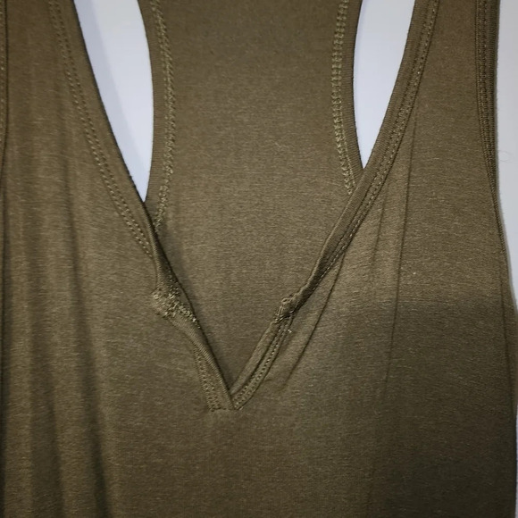 Olive Green Casual Forever 21 Dress Small - Picture 2 of 4